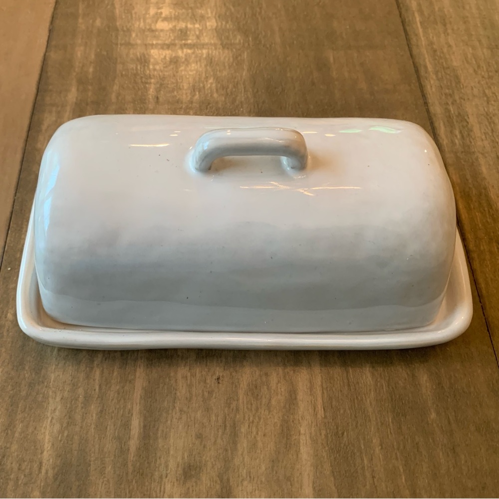 Magnolia Ceramic Butter Dish
